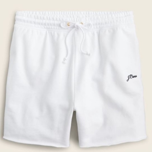 J.CREW University Terry Cutoff Short With Crew Logo - Picture 4 of 10